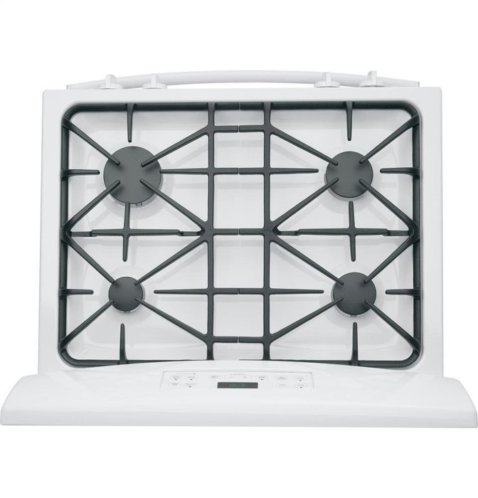 GE JGB640DEFWW 30" White Gas Sealed Burner Range N7
