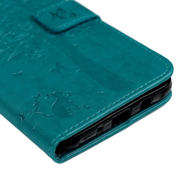 J7 Case,Samsung Galaxy J7 Case (2015 Version) - Wallet Embossed Butterflies Tree Premuim PU Leather Soft TPU Inner... N11