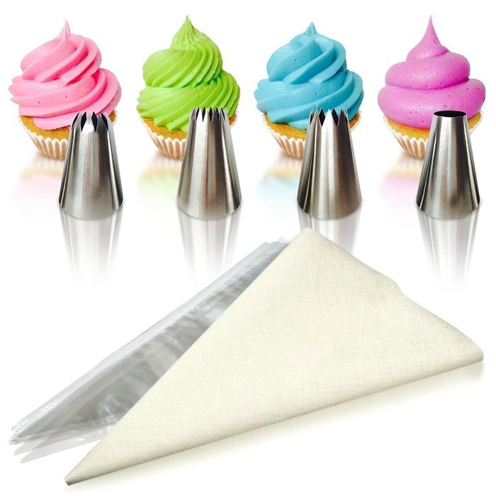 Yosoo Commercial Grade Plastic Coated Pastry Bag, 100Pcs Thickening ,Professional,Disposable Pastry Bags, Icing... N3