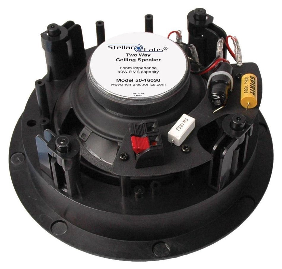 6 1/2" Two-Way Ceiling Speaker Pair - 40W RMS N3