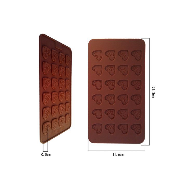 Candy Molds, Always Your Chef 24-Cavity Silicone Candy Mold/Chocolate Mold/DIY Molds, MINI Molds for Making Jelly-O... N2