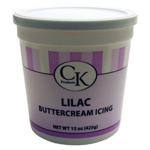 CK Products 77-66081 Buttercream Icing Cake Topper, 15 oz, Lilac