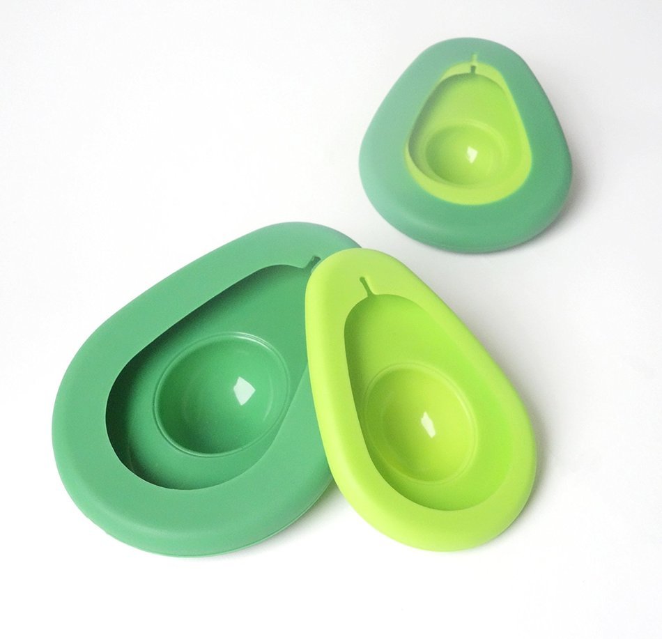 Farberware Avocado Food Huggers, Green, Set of 4 N6