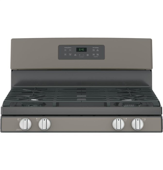 GE JGB645EEKES 30" Gas Freestanding Range with 4 Burners, Sealed Burner, Storage Drawer, 5.0 cu. ft. Primary Oven... N3