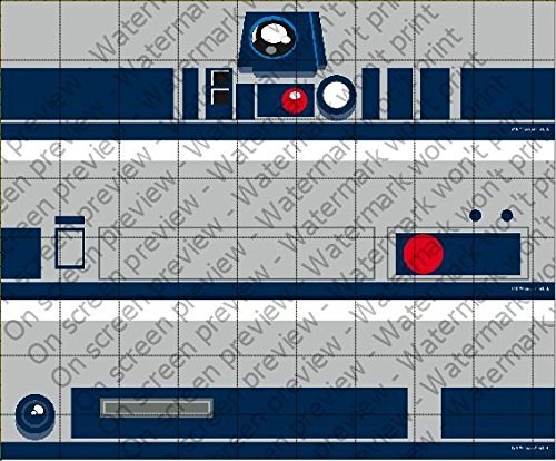 Star Wars R2-D2 Cake Strips Licensed Edible Cake Topper #7420