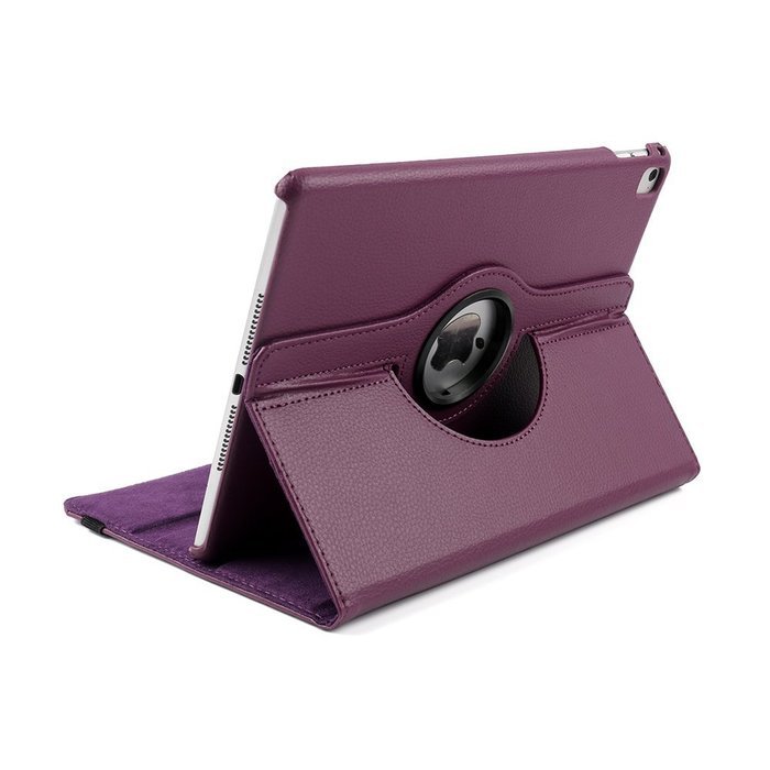 ipad Case Red,TechCode 360 Degrees Rotating Magnetic PU Leather with Stand Smart Auto Sleep/Wake Feature Case... N44
