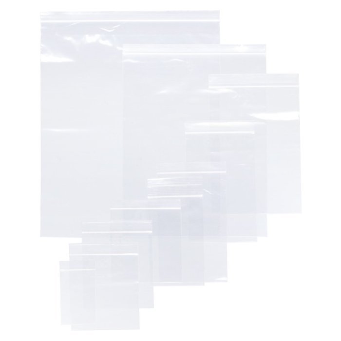 Baking Addict Wholesale Clear Reclosable Food Craft Candy Resealable Poly Packaging Zip Bags (100, 6" x 8")