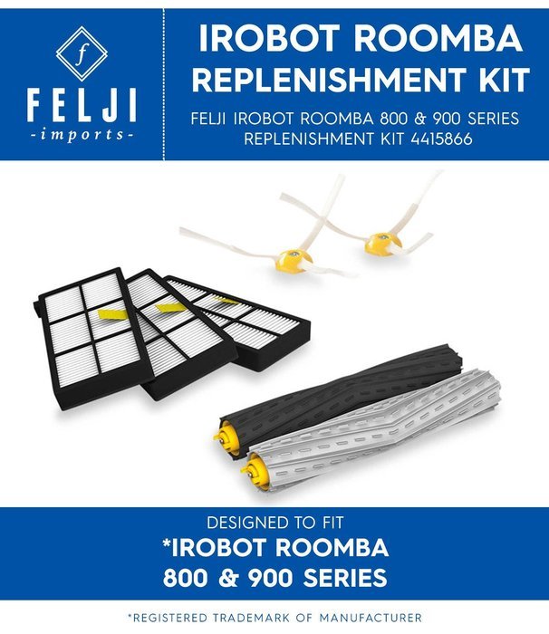 Felji iRobot Roomba 800 & 900 Series Replenishment Kit Part # 4415866