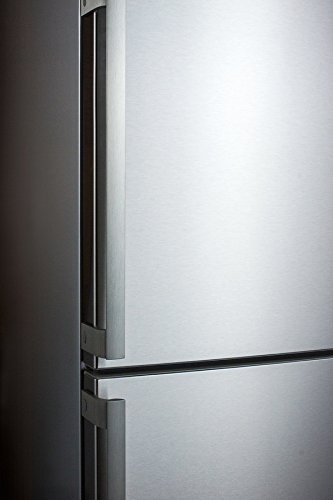 Frost-free ENERGY STAR certified bottom freezer refrigerator in stainless steel with factory installed icemaker N8