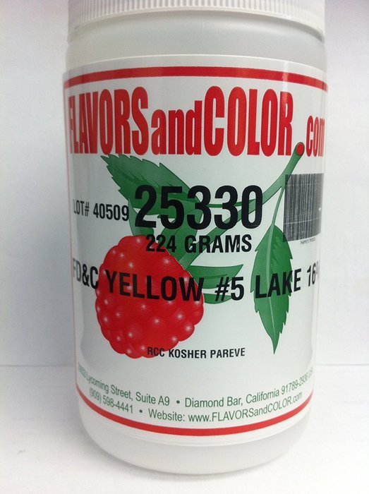 FD&C Yellow #5 Lake 16% 224 Grams