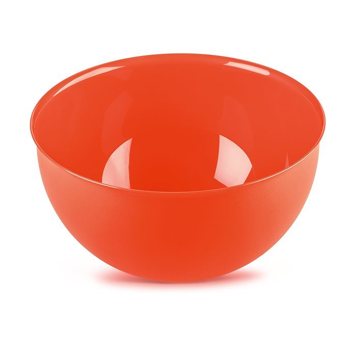 koziol PALSBY M medium Bowl 200 mm/7.8 in / 2 l / 67.6 fl.oz., tangerine red