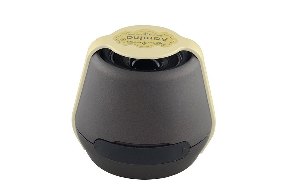 Aamina Wereless Bluetooth Subwoofers Card Small Speaker (Glod) N5