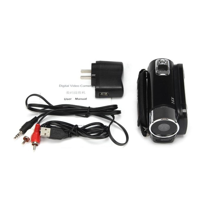 ByBike 1.5 Inch TFT 16MP 8X Full HD Digital Zoom Handycam Camcorder DV Camera Video Recorder Image Stablization... N12