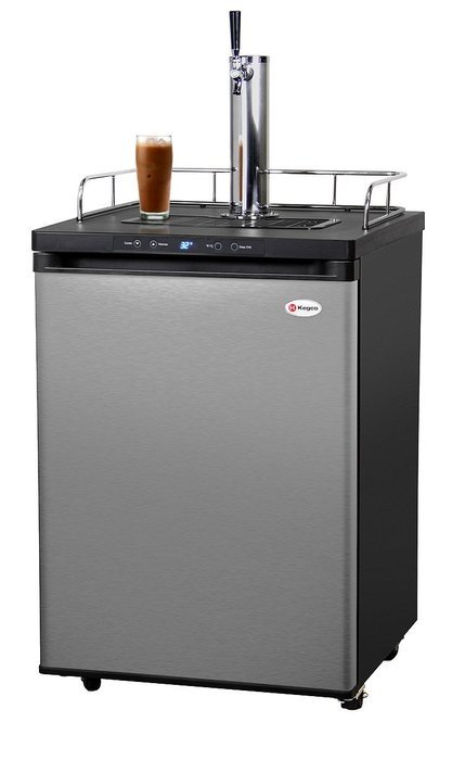 Kegco ICK30S-1 Digital Javarator Cold-Brew Coffee Dispenser - Black/Stainless Steel