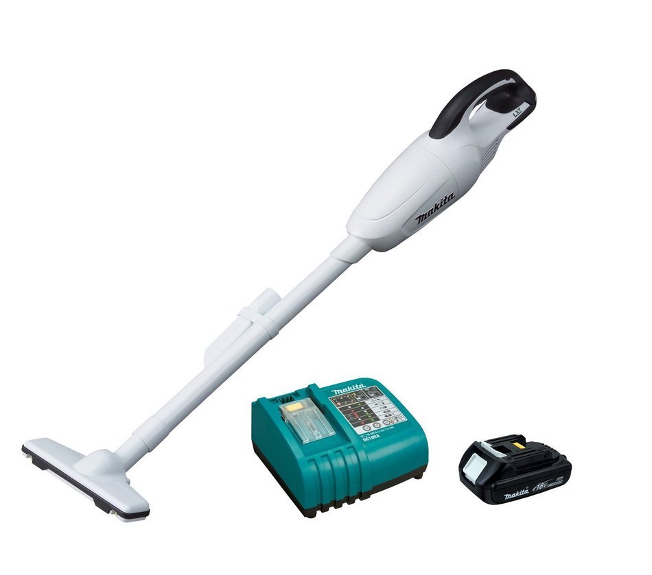 Makita BCL180W 18-Volt Compact Lithium-Ion Cordless Vacuum Kit N3