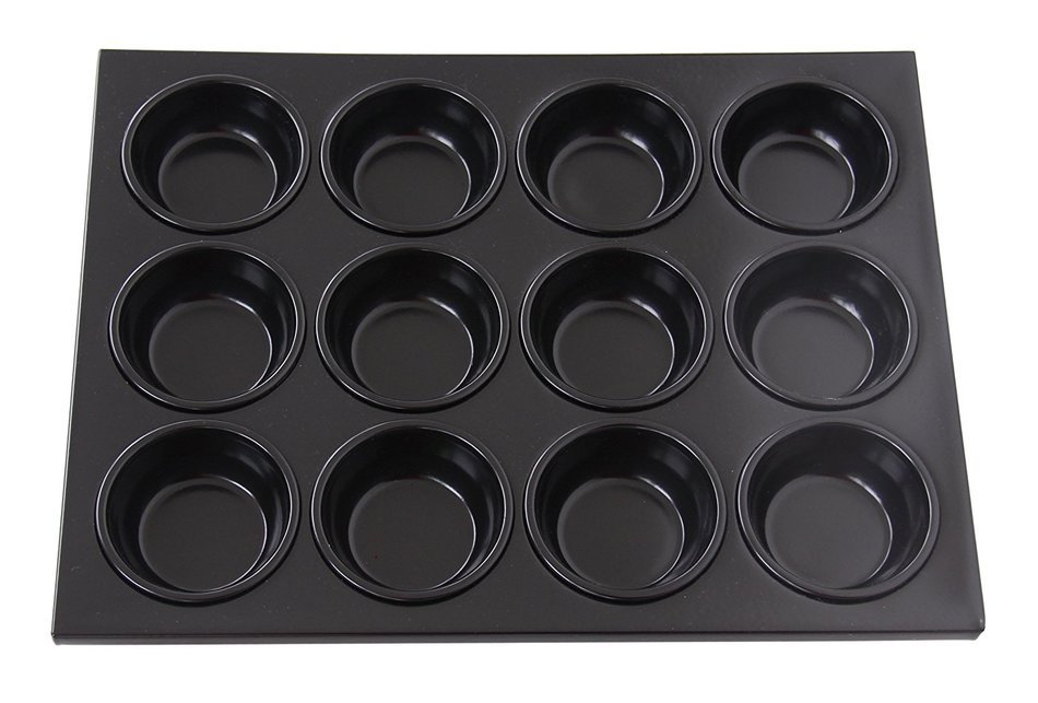 New Star Foodservice 37845 Commercial Grade Aluminum Non-Stick 12-Cup Muffin Pan