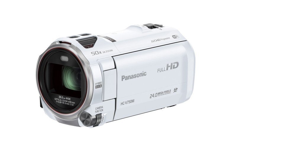Memory with built-in Panasonic digital Hi-Vision video camera 32GB white HC-V750M-W