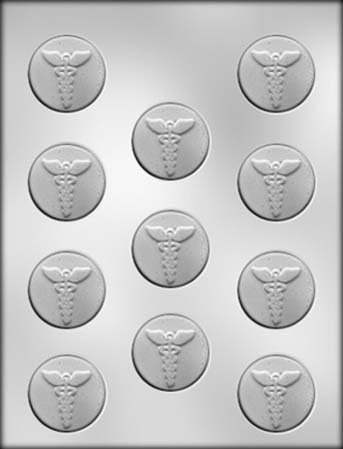 CHOC MOLD MEDICAL CADUCEUS 1 1/2 IN. CH14608