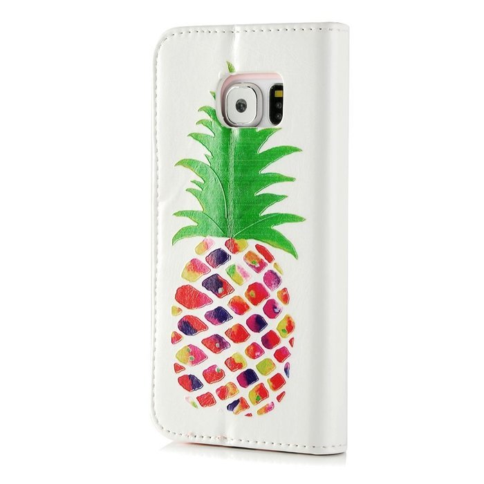 S6 Edge Case,Samsung Galaxy S6 Edge Case - Wallet Folio Flip Premuim PU Leather Case Colorful Print Design with... N25
