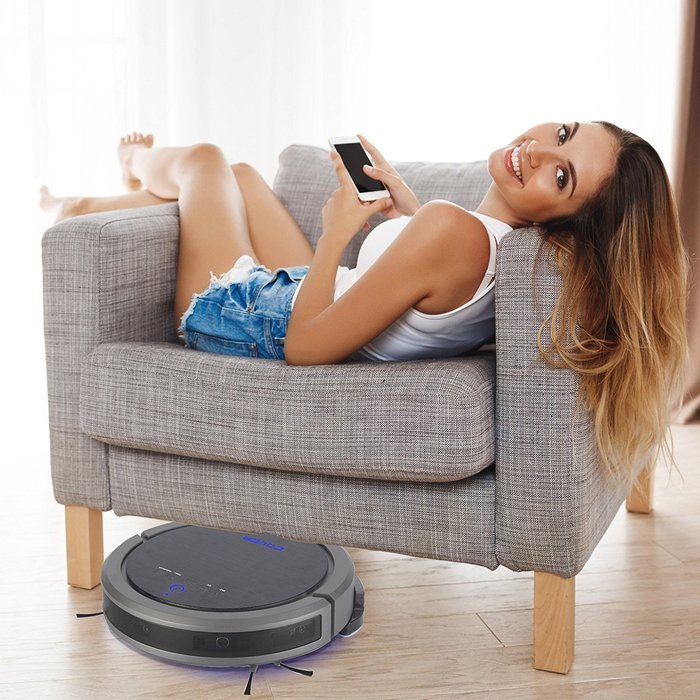 COVER All-in-One Robotic Vacuum with Wet/Dry Mop Module and Virtual Wall N4