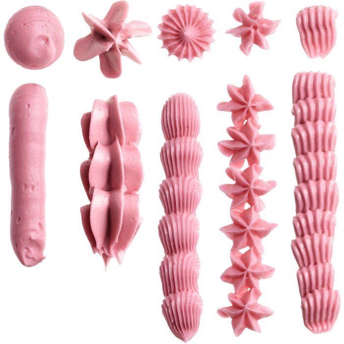 Cake Decoration tips set-FUNJIA Decorating Tip Set, 24-Piece decorating tips, Stainless Steel Baking Tools Supply... N4