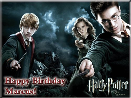 Single Source Party Supply - Harry Potter Edible Icing Image #2-8.0" x 10.5"