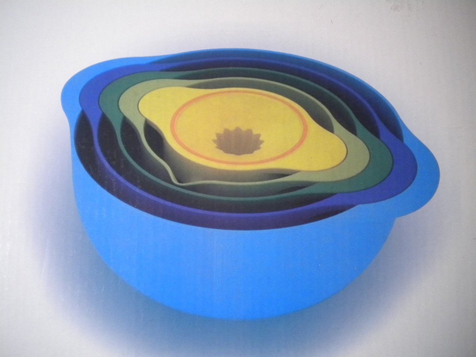 Imperial House Multi Colored Mixing Bowl Set