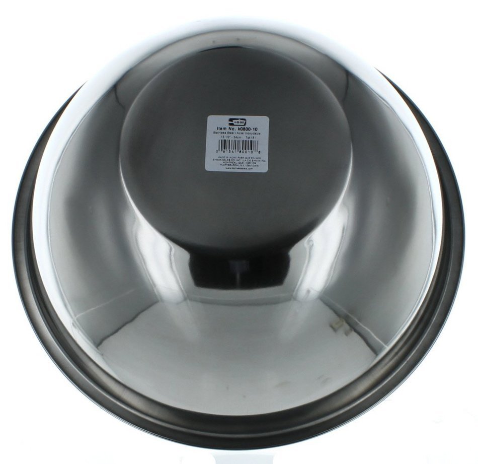 13.5" Stainless Steel Mixing Bowl 7 Qt Capacity K0800-10 N3