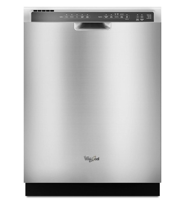 Whirlpool WDF530PAYB 530 24" Black Full Console Dishwasher - Energy Star N3