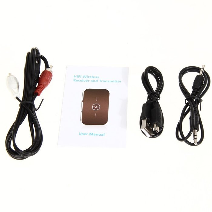 Ideapro Bluetooth Audio Transmitter and Receiver Connect to 3.5mm Audio Devices for TV ,Speaker,PC,CD Player,... N2