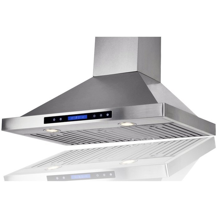 AKDY&reg; 30"/36"/42"/48" Stainless Steel Wall Mount Kitchen Cooking Fan Vent Range Hood LED Display Touch Control... N9