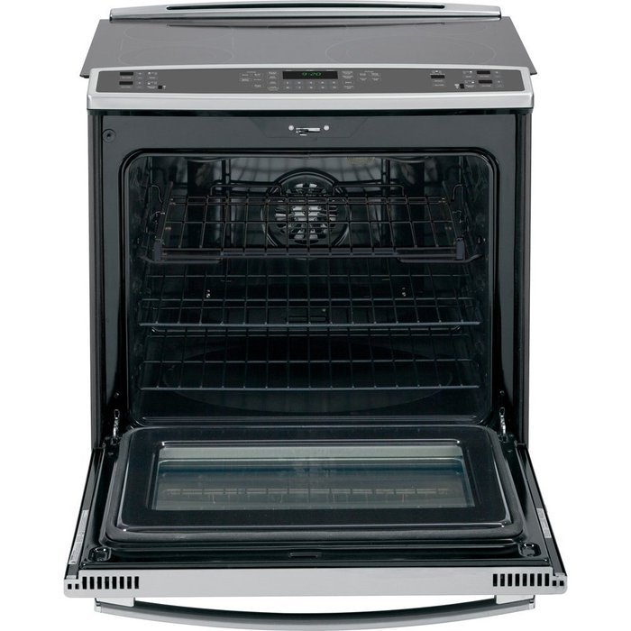 GE PS920SFSS Profile 30" Stainless Steel Electric Slide-In Smoothtop Range - Convection N3