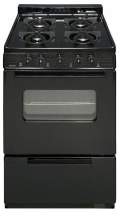 24 in. 2.97 cu. ft. Gas Range in Black N2
