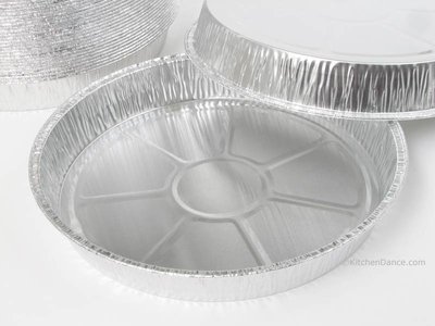 Disposable Aluminum 8 " Round Cake Pan #8880 by D & W Finepack (50)