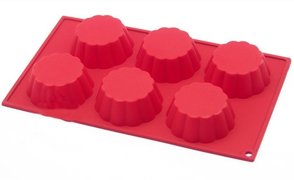 Muffin Cups Each Egg Tarts Silicone Cake Mold Baking Tools A Microwave Oven Use Baking Tray .(12 each) (12) N18