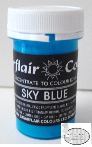 Sugarflair PASTEL Concentrated Paste Food Colour :: Perfect for all Cake Making and Colouring (Sky Blue)