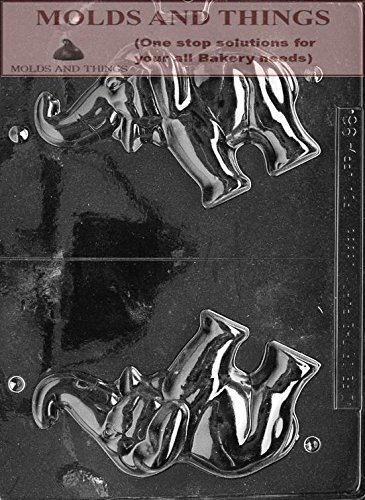 3D ELEPHANT Animal Chocolate Candy Mold With &copy; Candy Making Instruction -Set of 3