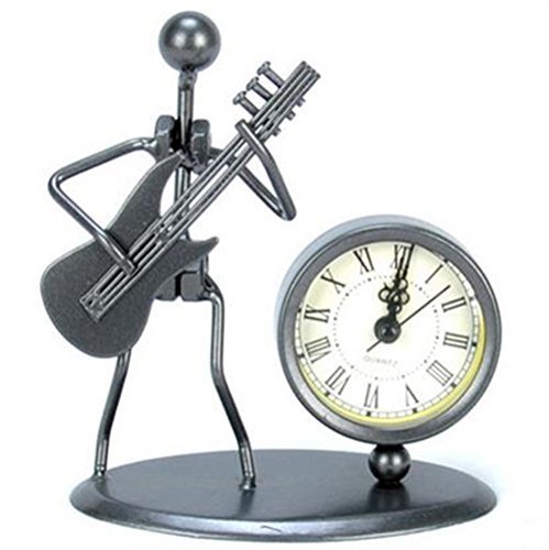 Musical instrument fashion creative iron clock C68 N2