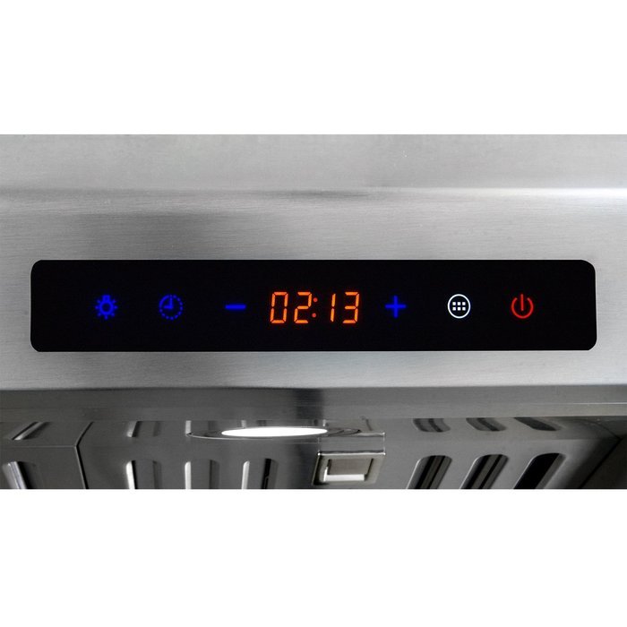 AKDY New AZ1802 30" Under Cabinet Stainless Steel Range Hood Illuminated Keypad Baffle Filters N5