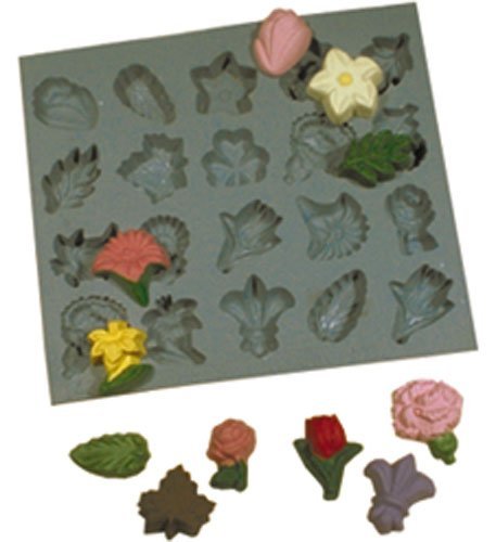 Flower & Leaves, Rubber Mold