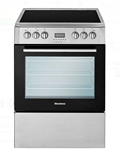 Blomberg BERU24100SS 24" Freestanding Electric Range with 2.3 cu. ft. and True Convection Oven, Stainless Steel N3