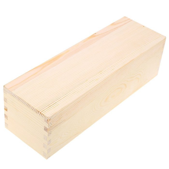 YFShine Flexible Rectangle Silicone Soap Loaf Mold Wooden Box DIY Making Supplies Tools (1200g, Pink) N17