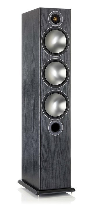 Monitor Audio Bronze Series 6 2 1/2Way Floorstanding Speaker - Each - Black Oak N4