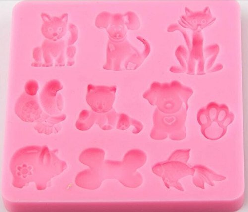 HSE Silicone Cake Mould Handmade Animal Model Baking Equipment N2