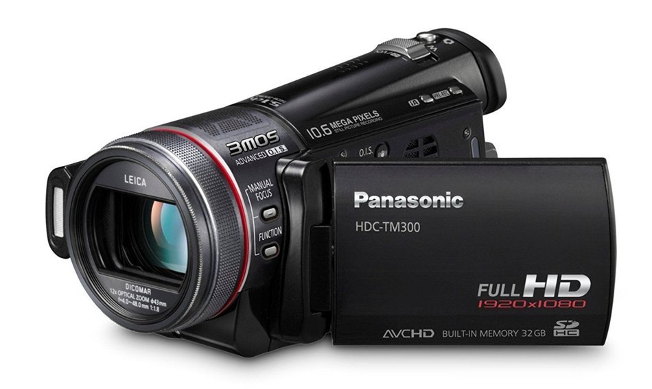 Panasonic HDC-TM300 Twin Media HD Camcorder (Black)