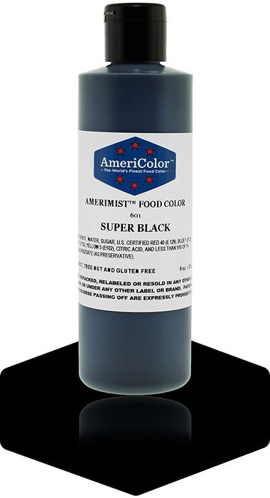 AmeriColor AmeriMist Airbrush Colour - Super Black - 9 oz