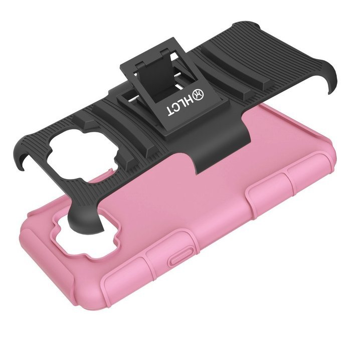 Galaxy J5 Case, HLCT Rugged Shock Proof Dual-Layer PC and Soft Silicone Case With Built-In Kickstand for Samsung... N17