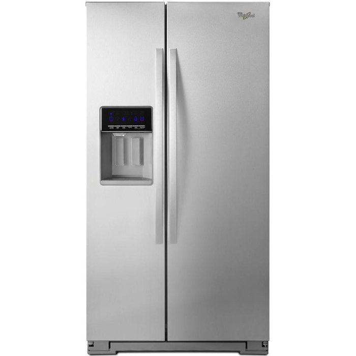 Whirlpool WRS576FIDM 25.6 Cu. Ft. Stainless Steel Side-By-Side Refrigerator - Energy Star N3
