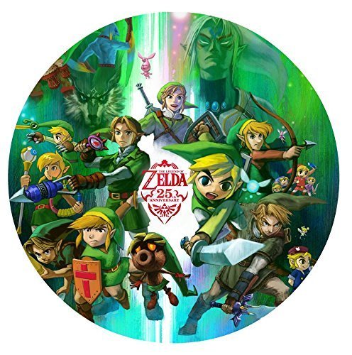 Legend of Zelda Edible Image Photo Cake Frosting Icing Topper Sheet Birthday Party - 8" ROUND - 75751