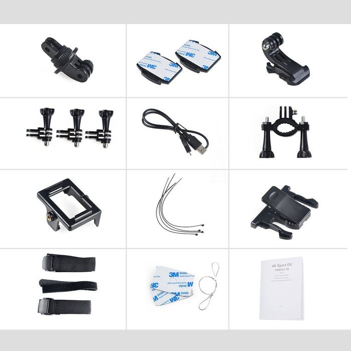 Crazepony Hawkeye Firefly 7S Action Camera Wifi HD Sportcam 4K 120 Degree 7mm Lens Sony CMOS Playback Preview... N6